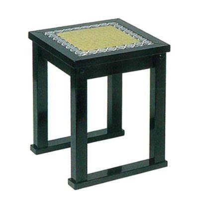 内陣用椅子　R-1140　黒塗【寺院　仏具　法要　本堂　お寺　寺院用椅子】