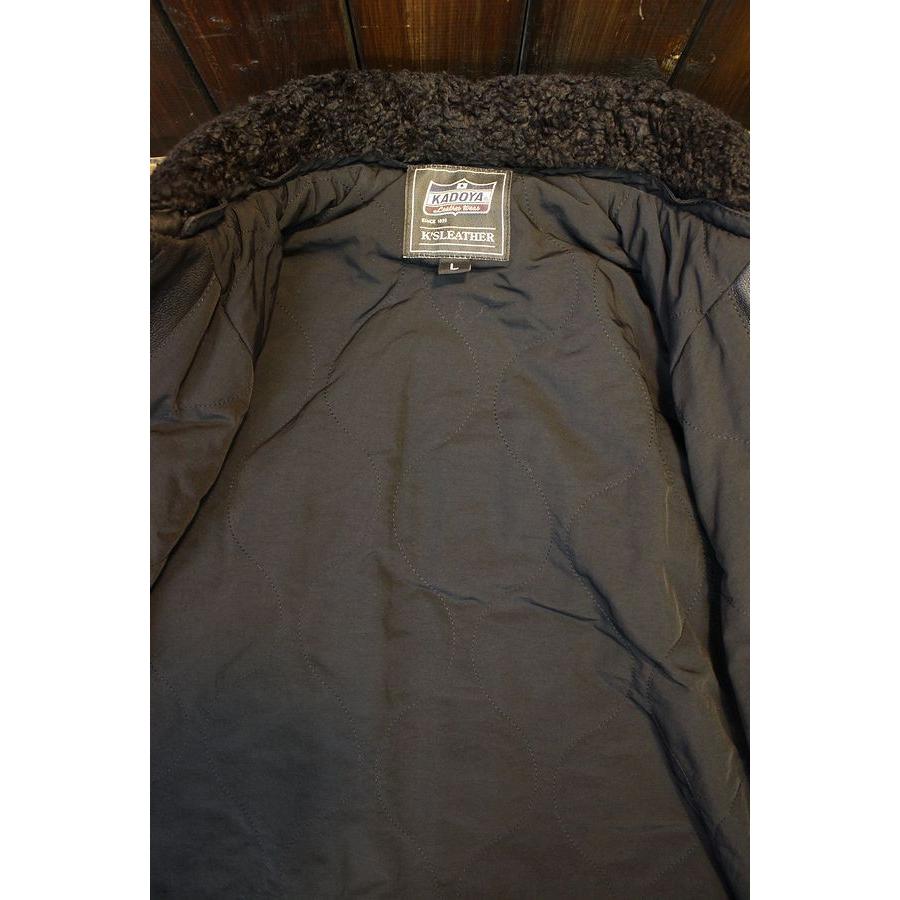 カドヤ（KADOYA） 【MAVERICK】マーベリック ボマージャケット レザー