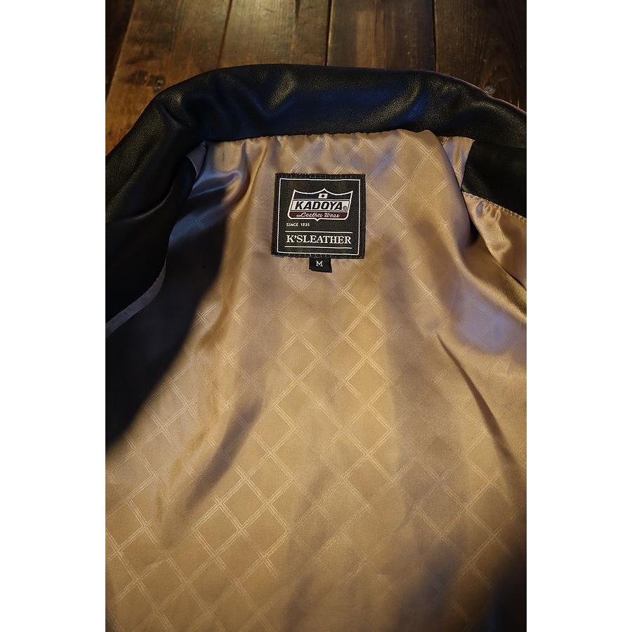 カドヤ（KADOYA） 【TWR2 サイズ：3L】 レザージャケット ダブル
