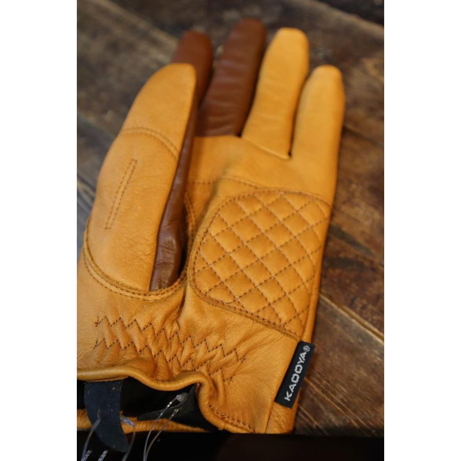 KADOYA　(カドヤ)　【ROX GLOVE　ロックスグローブ】 　カラー：ブラウン　レディースサイズも有り　レザーグローブ｜history-bike｜02