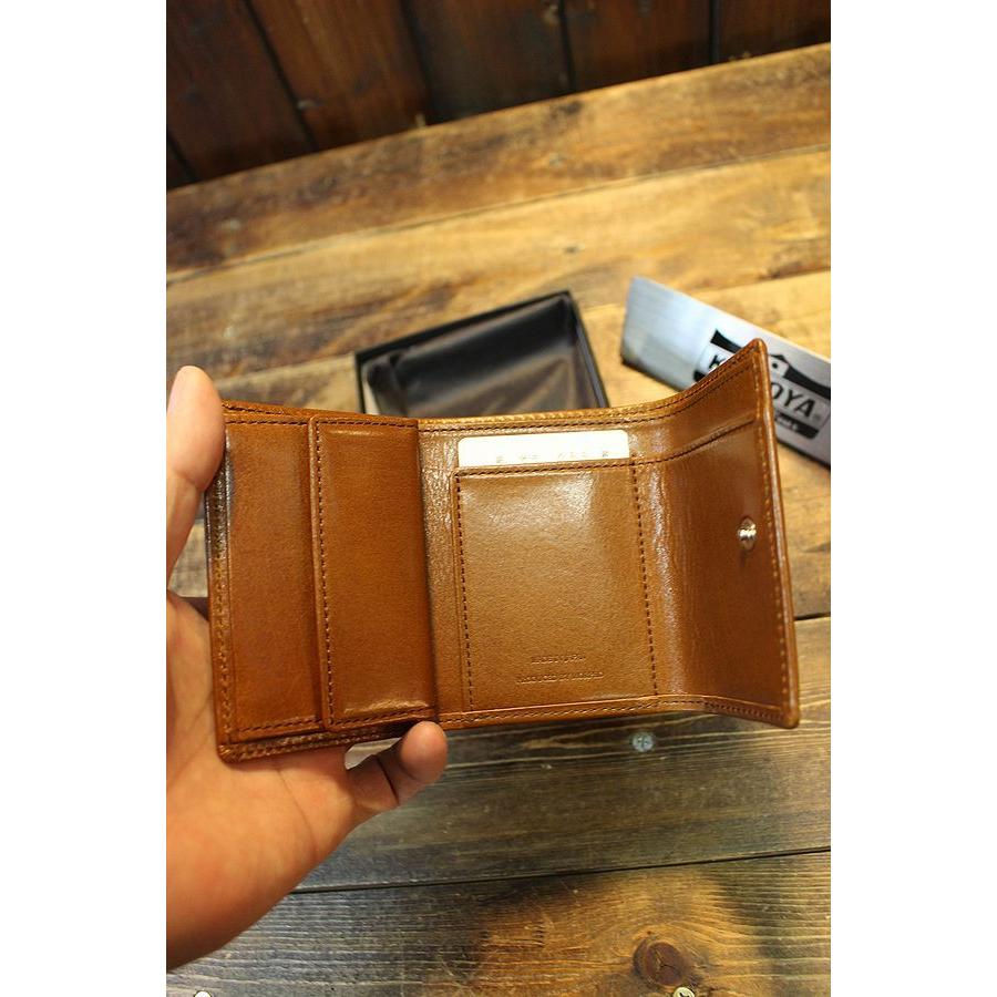 カドヤ（KADOYA） 3 FOLD COMPACT WALLET コンパクトウォレット レザー
