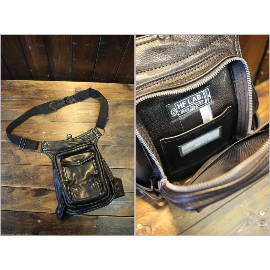 カドヤ HEAD FACTORY HF LAB/ LSP-2WAY BAG レッグバッグ レザー｜カドヤ公式オンラインショップ｜HF LAB