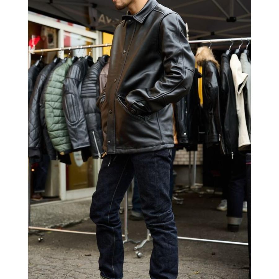 カドヤ (KADOYA) 【LEATHER COACH JACKET】レザーコーチ カドヤ (KADOYA) 【LEATHER COACH JACKET】レザーコーチ
