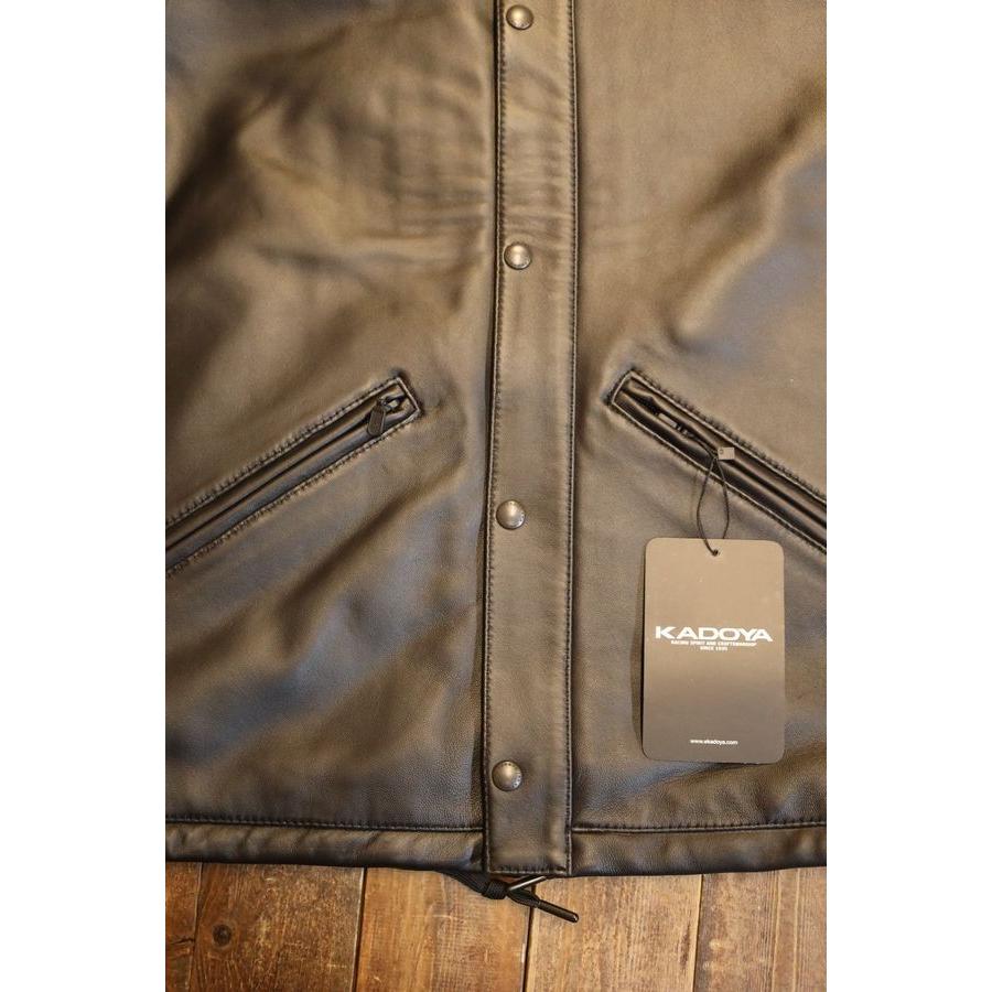 カドヤ (KADOYA) 【LEATHER COACH JACKET】レザーコーチ カドヤ (KADOYA) 【LEATHER COACH JACKET】レザーコーチ