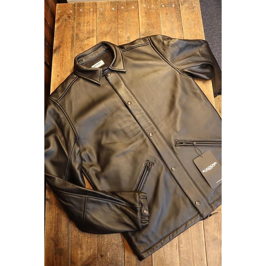 カドヤ (KADOYA) 【LEATHER COACH JACKET】レザーコーチ カドヤ (KADOYA) 【LEATHER COACH JACKET】レザーコーチ
