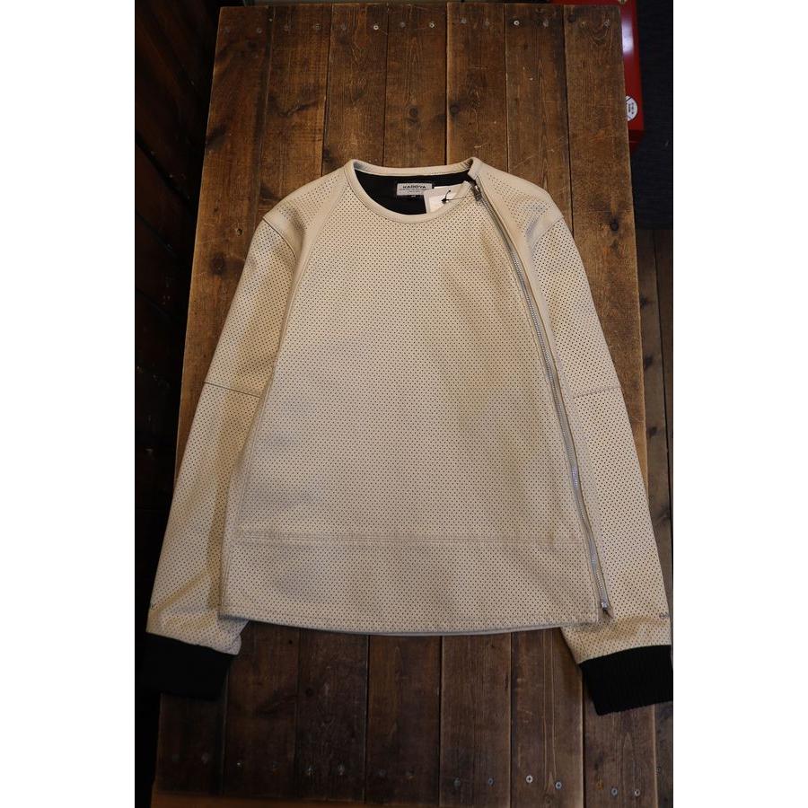 カドヤ（KADOYA） 【PL-PULLOVER HABD】パンチングレザー プルオーバー