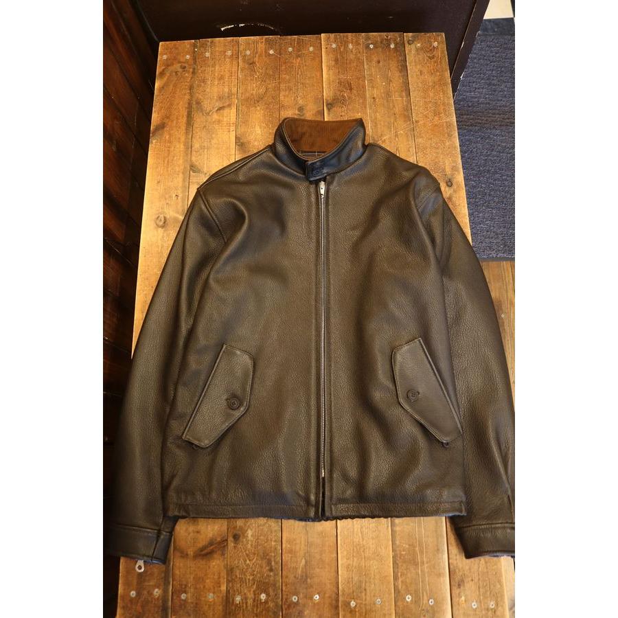 カドヤ（KADOYA） 【LEATHER HARRINGTON JACKET】レザーハリントン
