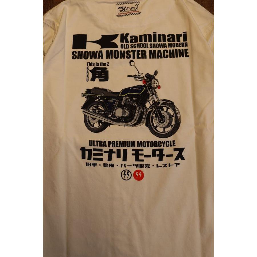 F商会 【エフ商会 カミナリ】KMLT-233 長袖Tシャツ 漢のバイク 角Z