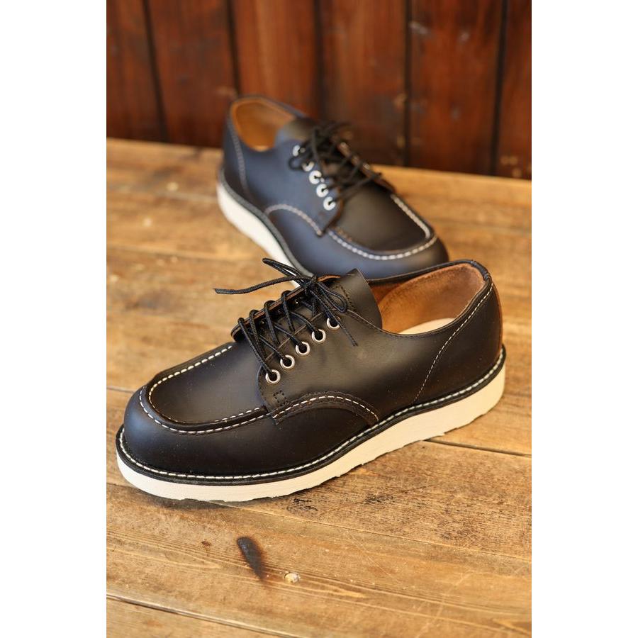 RED WING レッドウィング　【8090 CLASSIC MOC OXFORD】　クラシックモック オックスフォード　ブラック「プレーリー」｜history-bike｜03