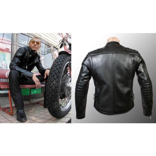 【新品 送料込み】 カドヤ(KADOYA) 【SPEED-TWIN】 スピードツイン　レザージャケット　セミダブルライダース 【EIM2289338465】(80960円)