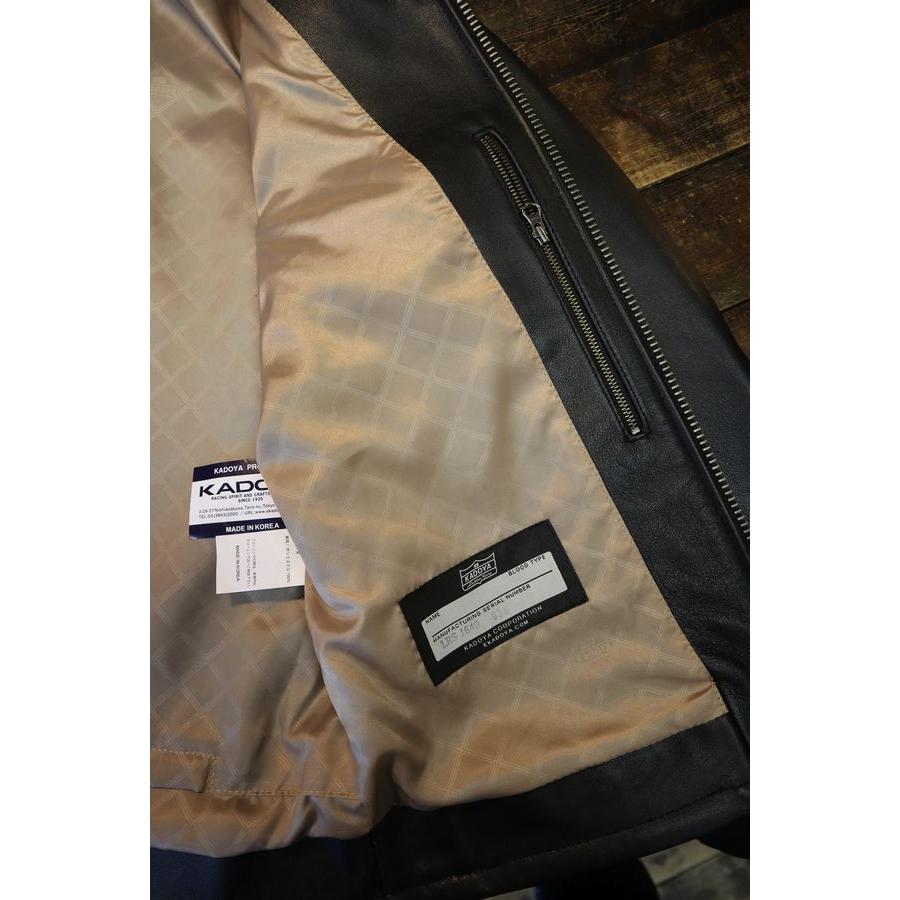 カドヤ（KADOYA） 【TSR2 】 レザージャケット タイトラインライダース