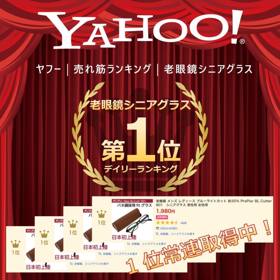 老眼鏡 メンズ レディース ブルーライトカット 約35 Prepiar Bl Cutter 801 シニアグラス 男性用 女性用 801 Hisui Kobo 通販 Yahoo ショッピング