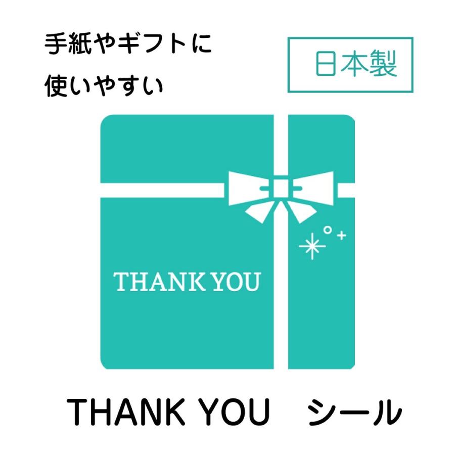 Thank You シール リボン 30枚セット グリーン ブルーの爽やかで可愛いデザイン 日本製 ギフトシール T Se Thank B1 Hisui Kobo 通販 Yahoo ショッピング