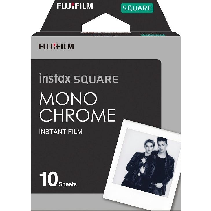 FUJIFILM 富士フィルム instax SQUARE SQ6 SP-3 SQ1に対応したフィルム チェキスクエア用フィルム モノクロ INS SQ MONOCHROME WW1｜hit-market