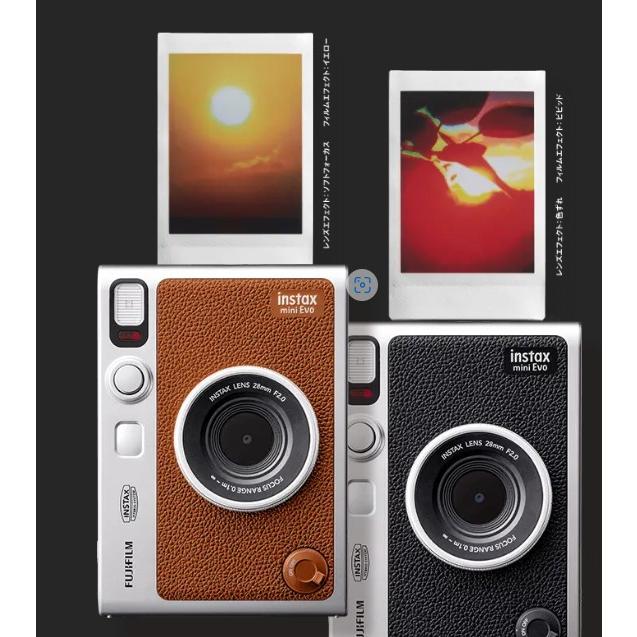 チェキ 【送料無料】FUJIFILM フジフイルム INS MINI EVO BROWN C