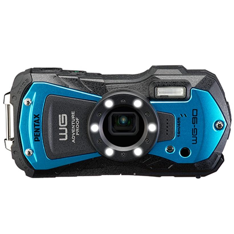 納期未定【送料無料】リコー RICOH 本格防水 耐衝撃 防塵 耐寒 デジタルカメラ WG-90 ブルー_2