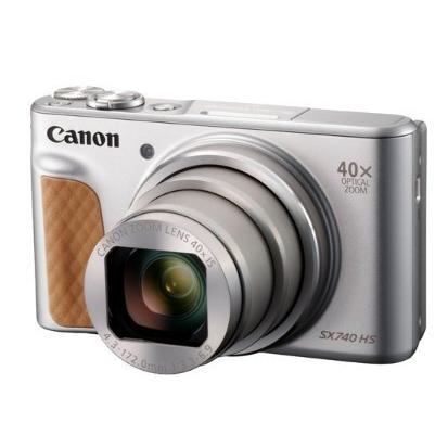 在庫あり【送料無料】Canon・キヤノン 光学40倍ズームチルト液晶搭載 PowerShot SX740HS シルバー