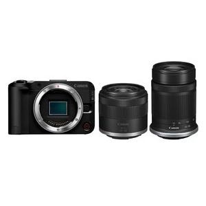 EOS 【送料無料】Canon キヤノン R50 V ブラック ダブルズームキット