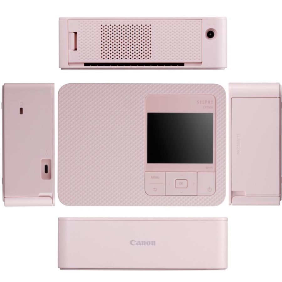 3周年記念イベントが Lサイズ108枚分付きCanon キヤノン Wi-Fi接続コンパクトフォトプリンター ピンク CP1500 SELPHY セルフィCP1500 フォトプリンター Canon SELPHY CP1500 ピンクと専用ケース