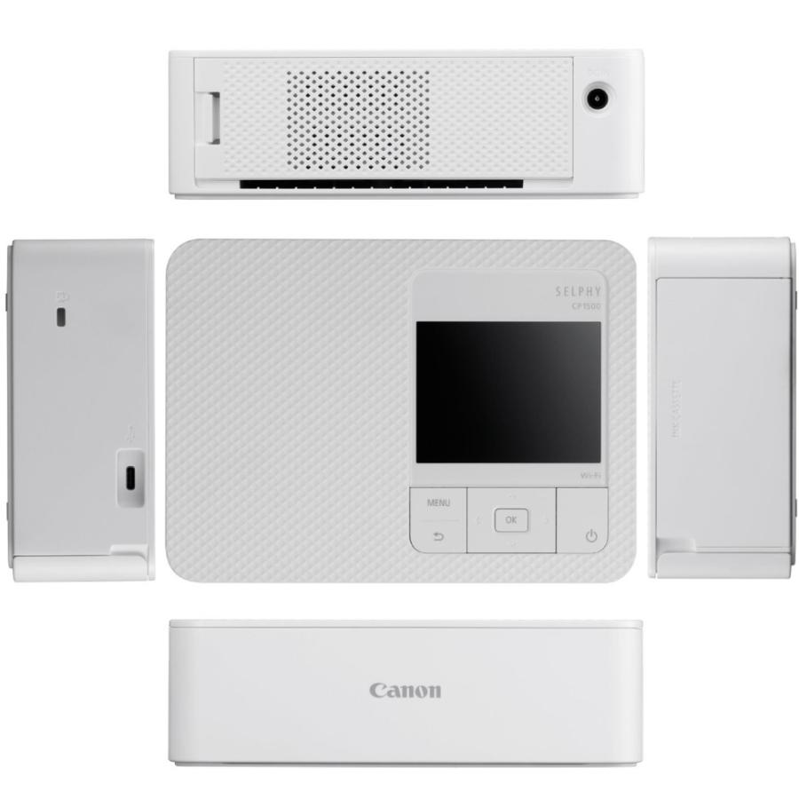 【送料無料】Canon キヤノン Wi-Fi接続コンパクトフォトプリンター SELPHY CP1500 ホワイト セルフィCP1500 ホワイト｜hit-market｜02