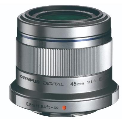 送料無料】OLYMPUS オリンパス M.ZUIKO DIGITAL 45mm F1.8 シルバー 