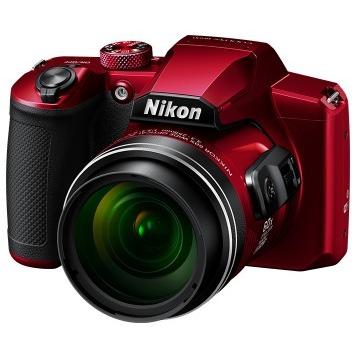 送料無料 年末年始大決算 Nikon ニコン 市場 光学60倍ズーム1440mmデジカメ B600 レッド COOLPIX