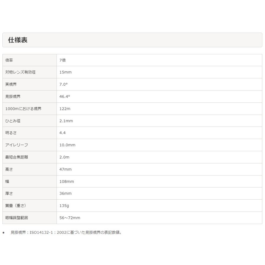 ニコン（Nikon） 【送料無料】Nikon ニコン双眼鏡 ミクロン7x15 CF