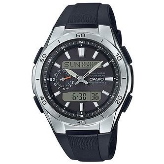 ☆カシオ CASIO WVA-M650B-1A2JF 電波腕時計 限定モデル◆おしゃれでかっこいい カシオ計算機 腕時計 ソーラー電波時計 ウェーブセプター ブラック WVA