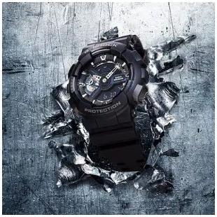 【送料無料】CASIO・カシオ GA-110-1BJF G-SHOCK ビッグフェイス ANALOG-DIGITAL 110 SERIES｜hit-market｜02