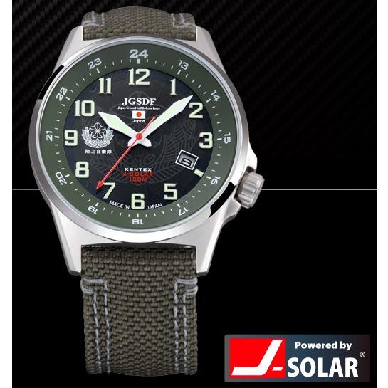 【ゆうパケットプラスで送料無料】【日本製】Kentex・ケンテックス ソーラー腕時計 防衛省 自衛隊 腕時計 JGSDF 陸上自衛隊腕時計 S715M-01｜hit-market｜02