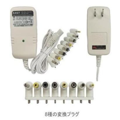 ゆうパケットプラスで送料無料】アズマ マルチACアダプター AC-M1001 8