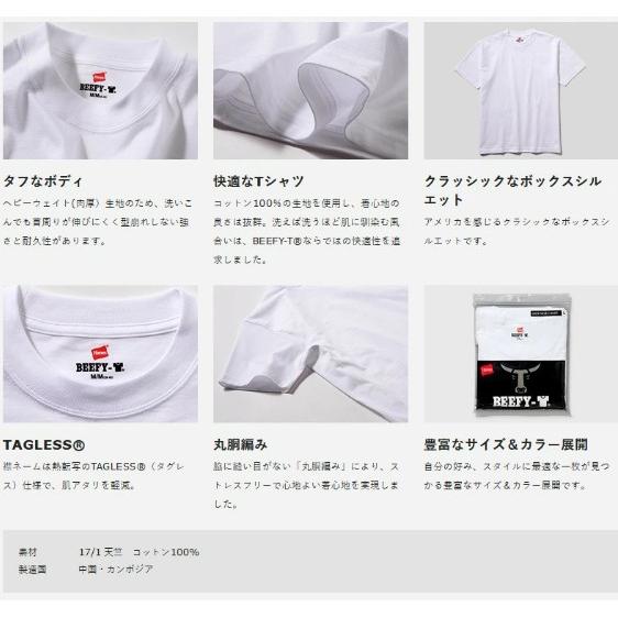 Hanes（ヘインズ） 【ゆうパケットで送料無料】ヘインズ BEEFY-T H5180