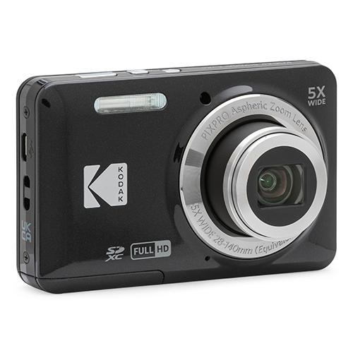 【ゆうパケットプラスで送料無料】KODAK コダック 光学5倍ズームデジタルカメラ PIXPRO FZ55BKの画像