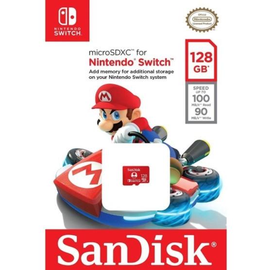 【ゆうパケットで送料無料】SANDISK サンディスク SDSQXAO-128G-GNCZN 128GB microSDXCカード for Nintendo Switch 任天堂スイッチ対応マイクロSD｜hit-market｜02
