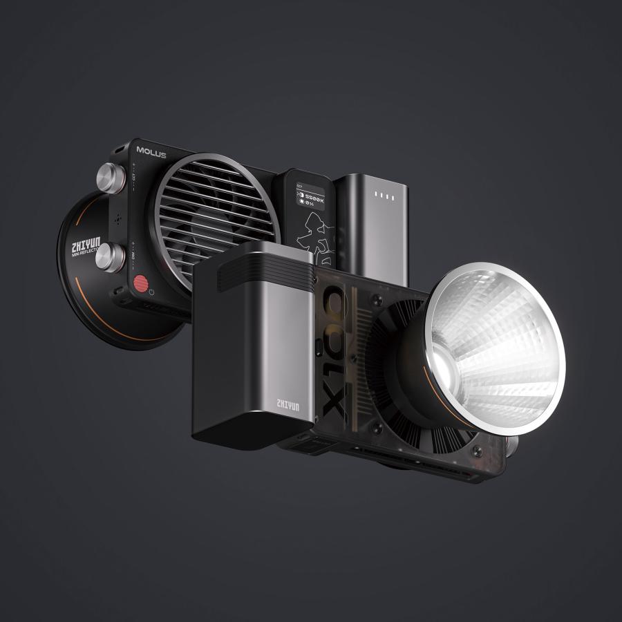 【送料無料】ZHIYUN MOLUS X100 PRO バイカラー100Wポケット COBライト 高出力 軽量 コンパクト_5