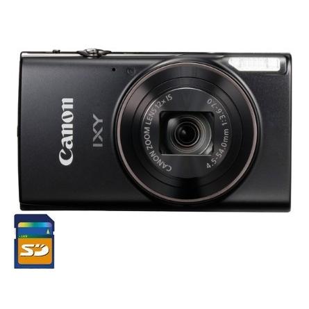 今ならSDカード16GB差し上げます【送料無料】CANON・キヤノン 光学12倍デジカメ IXY 650 ブラック イクシ650 IXY650｜hit-market