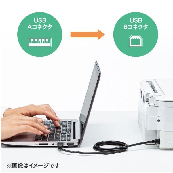 サンワサプライ USB2.0ケーブル ライトグレー 1.5m KU20-15BKHK2｜hit-market｜03