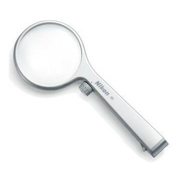 【ゆうパケットで送料無料】【代引き不可】Nikon ニコン LED照明付 読書用ルーペ L1-8D ブルー
