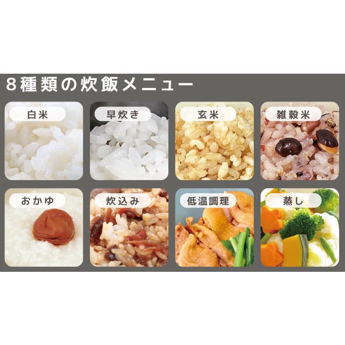 VERSOS（ベルソス） 【送料無料】VERSOS 10合炊飯器 ホワイト VS-KE24