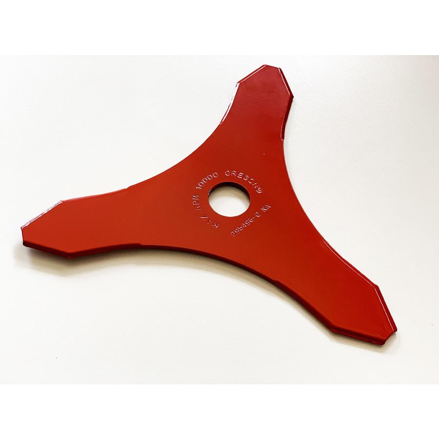 １枚単品 オレゴン社製No295496-0 刈払機用刃  スラッシュブレード RED 3T （ブラッシュナイフ）外径φ255　厚さ：3mm刈払機用ブレード 　３枚刃 |  | 05