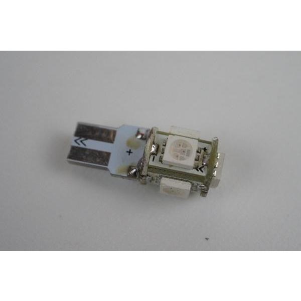 6V T10 LED(SMD)ウェッジバルブ オレンジ(5チップ) |  | 01