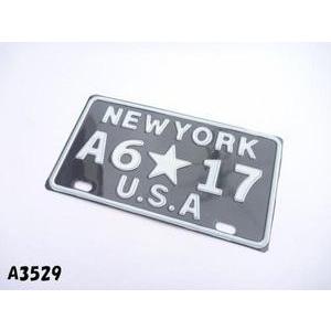 インテリアナンバープレート/NEW YORK　黒 | 