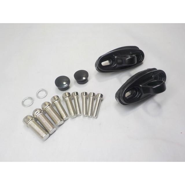 CNCアルミユーロミラー（左右セット）(バイク）ブルー×ブラック |  | 02