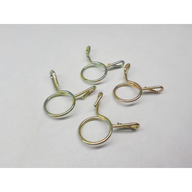 ホースバンド大（ホースクリップ）（バイク、車、ブローバイホース、14ｍｍ用、4つセット） | 