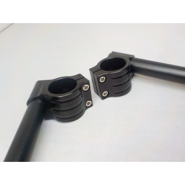 ks)シンプル！汎用アルミセパハン39パイ（セパレートハンドル）黒 