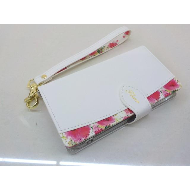 TIN★☆在庫あり(3)iPhone12mini手帳型ケース　花柄　iP20_54-ＦＬＥ04　White　白　新品未使用 |  | 02