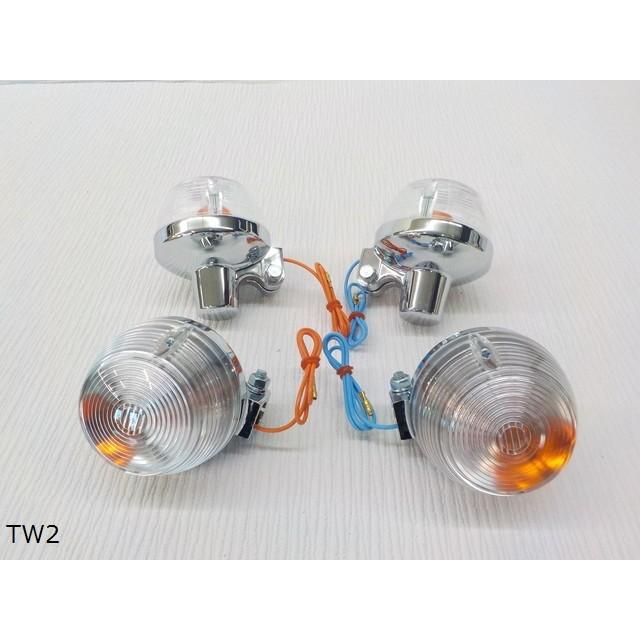 (TW)アルミCBリプロウインカー（4つセット）（CB400Fホーク）クリア　高品質 | 