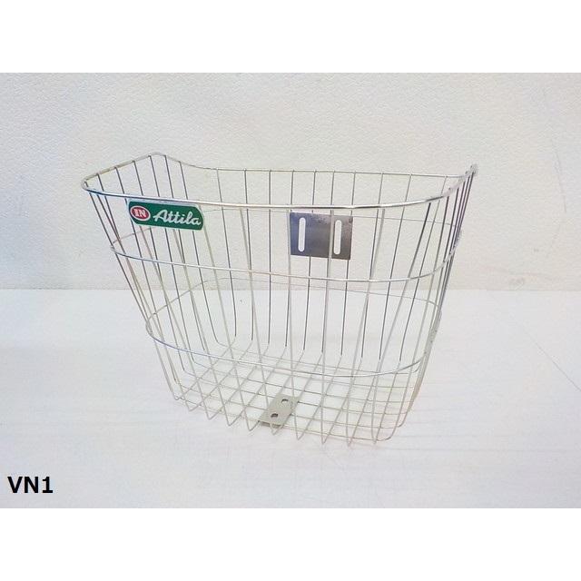 昭和レトロ中型バスケット VN)レトロなカゴ 中 （バイク自転車スクーター バスケット） : HIT
