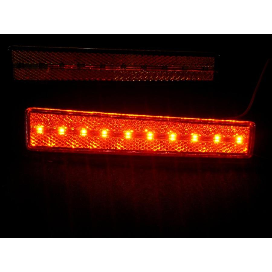 YAC（ヤック） 流星リフレクター ステップランプ オレンジ/オレンジ