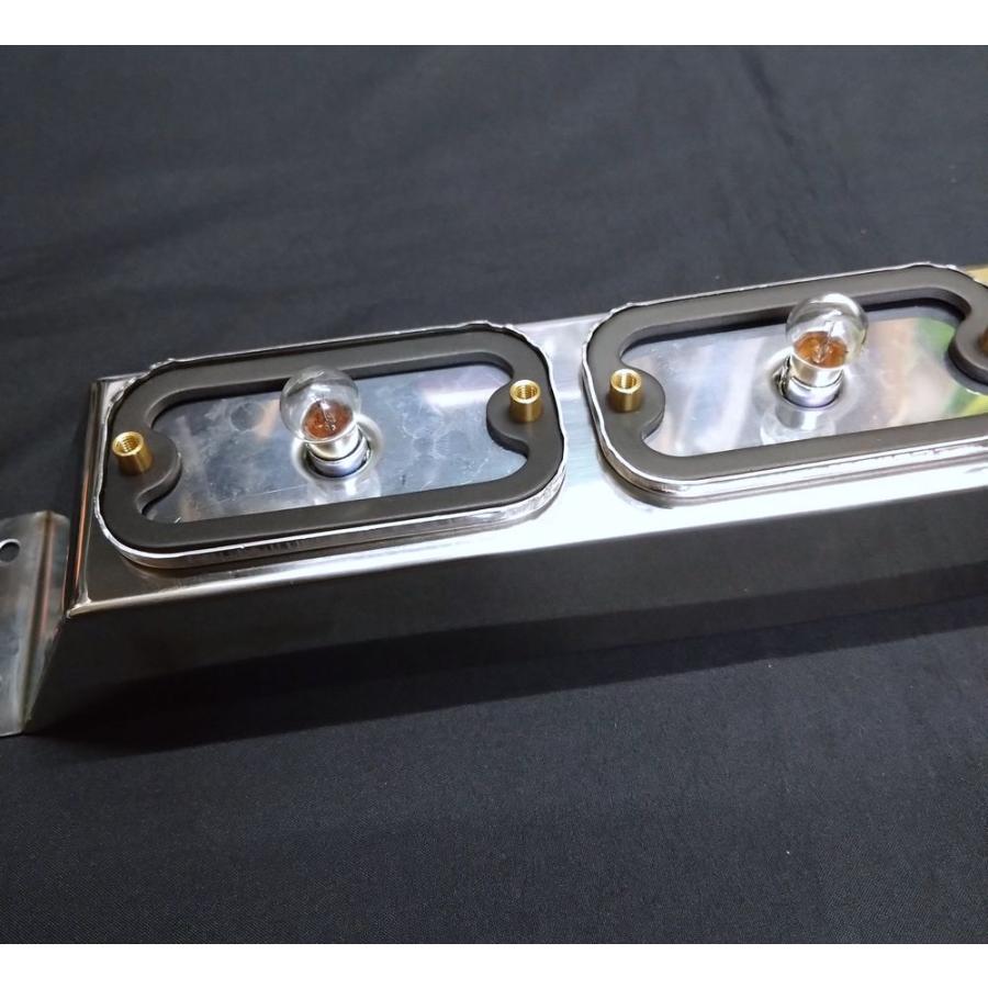 6W デベソ車高灯 24V 4連 濃いオレンジ トラック用 レトロ 車高灯